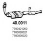 ASSO 40.0011 Catalytic Converter
